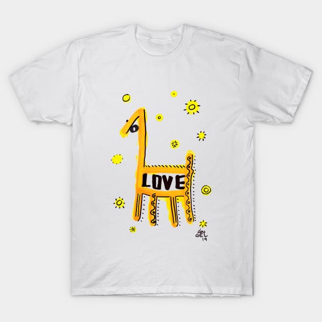 horse T-Shirt by Angel Rivas